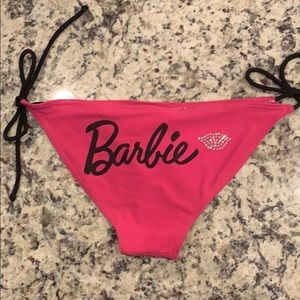 Pink Barbie Rhinestone bikini bottoms